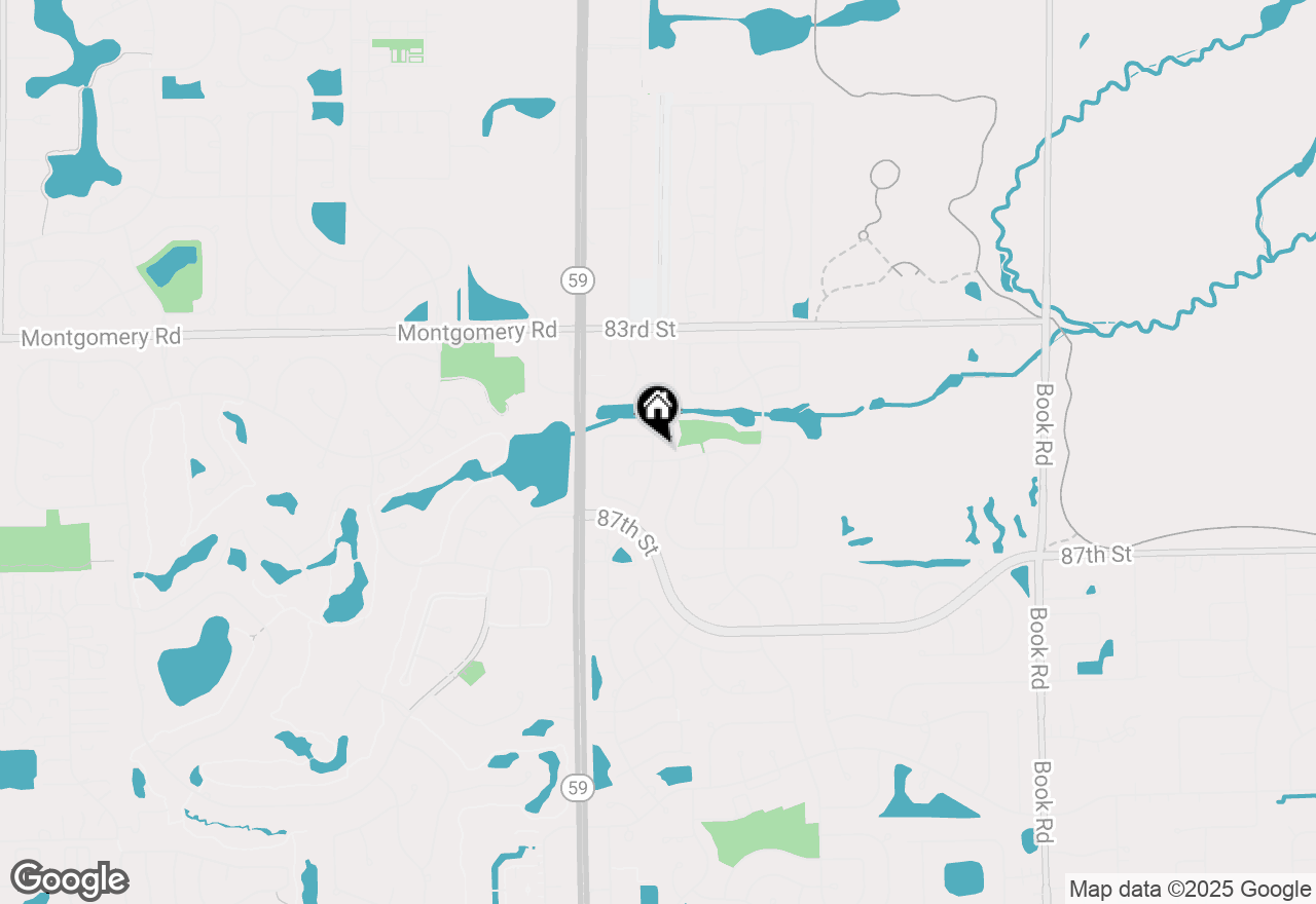 Map of 2016 Fulham Drive #2016, Naperville, IL 60564