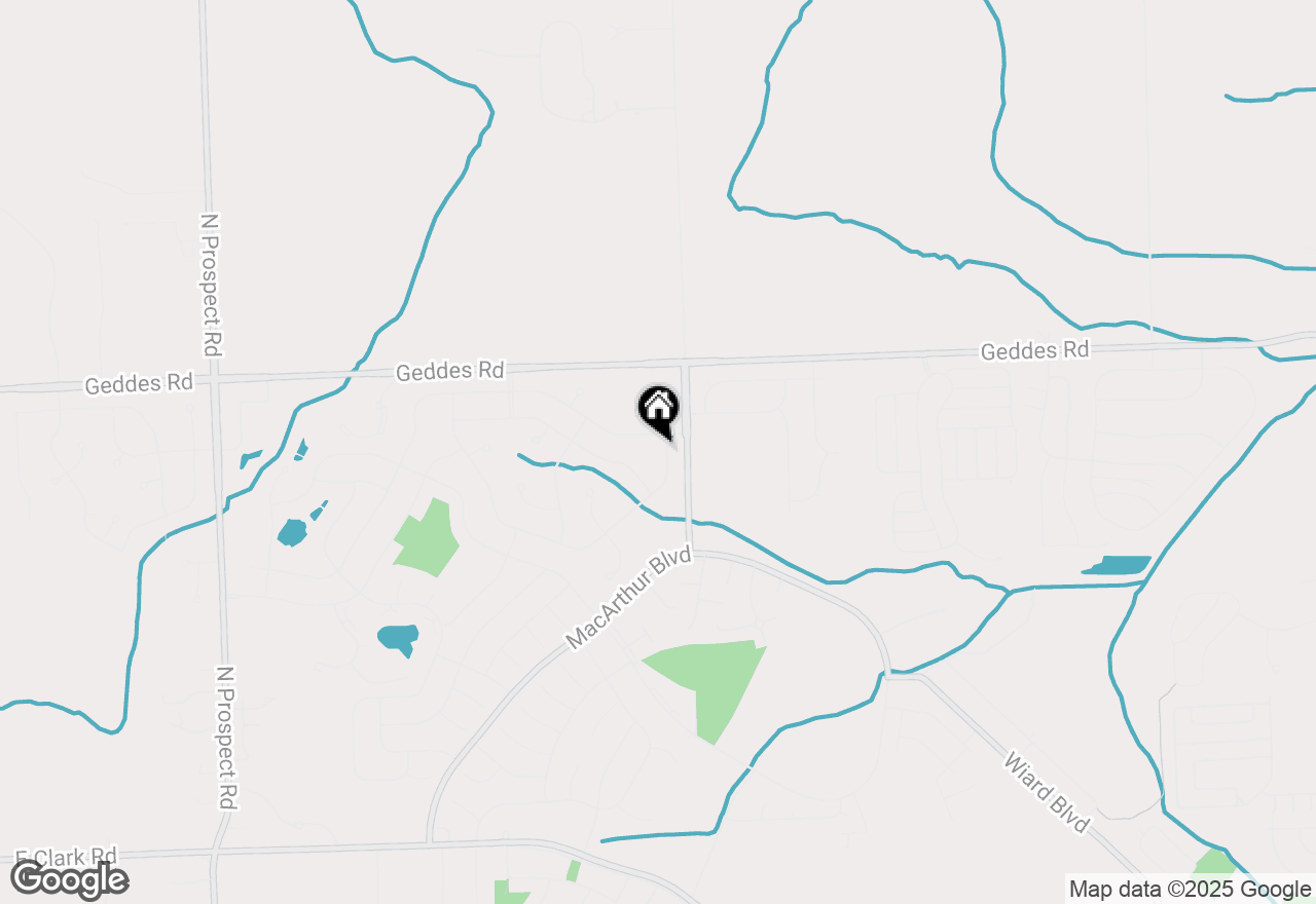 Map of 1702 Savannah Lane, Ypsilanti, MI 48198