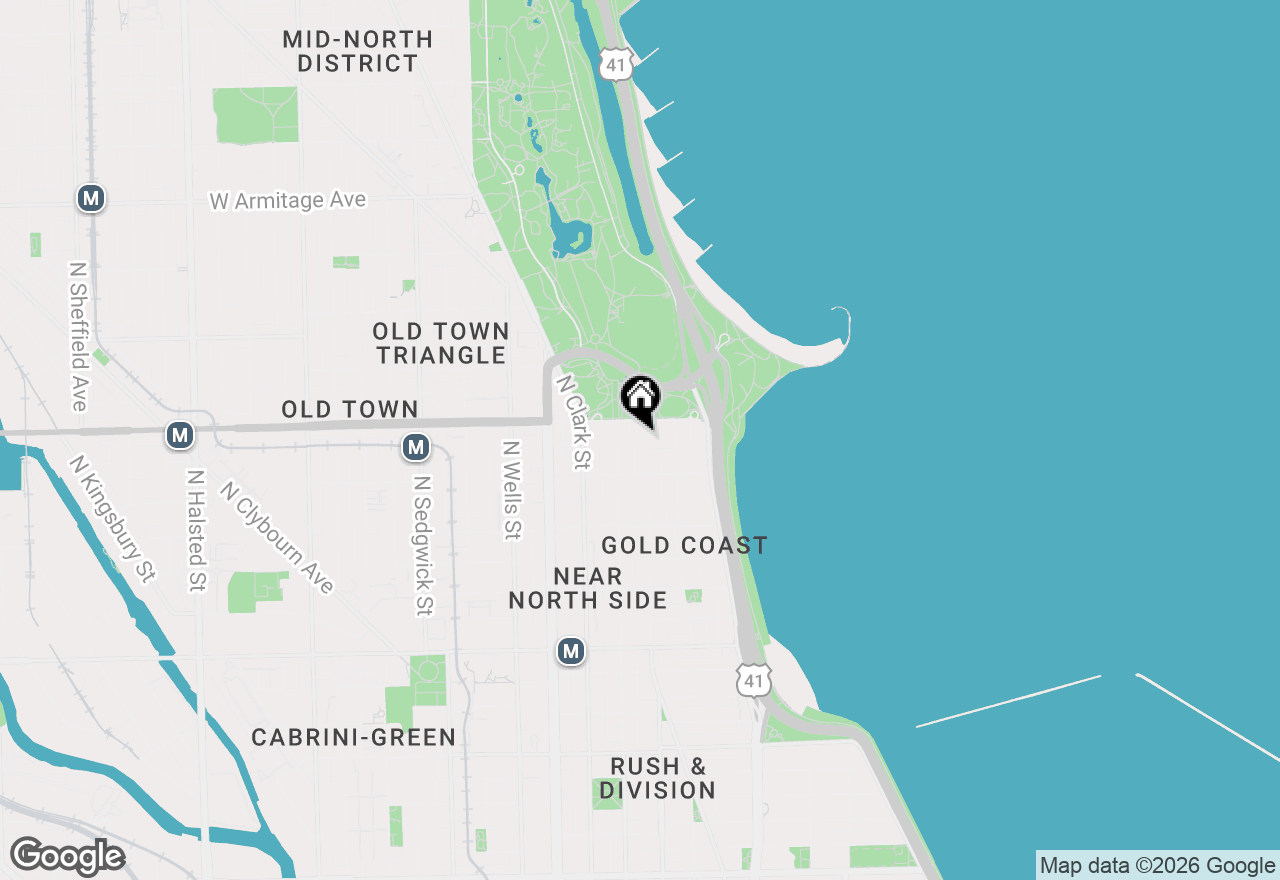 Map of 1530 N State Parkway #3, Chicago, IL 60610