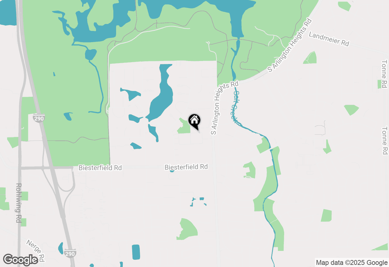 Map of 117 Boardwalk Street #2E, Elk Grove Village, IL 60007