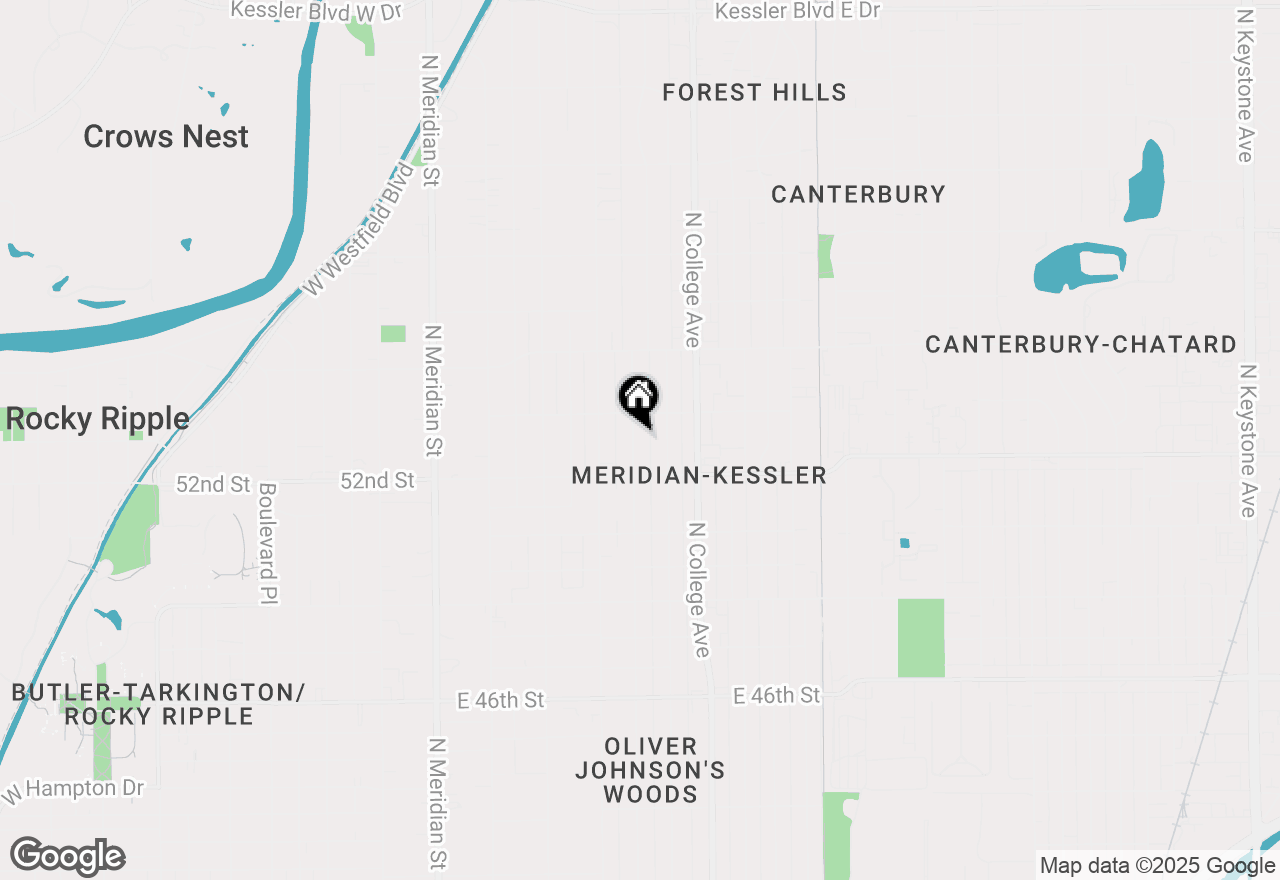 Map of 5243 N Park Avenue, Indianapolis, IN 46220