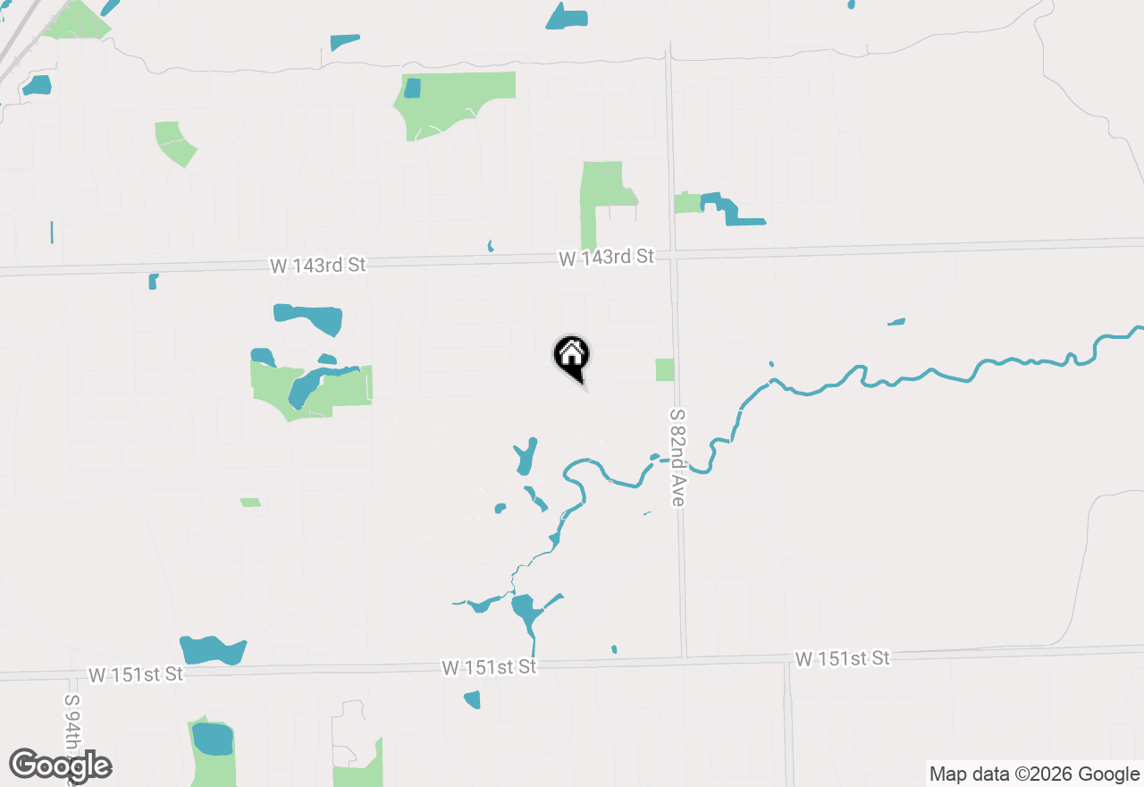Map of 8401 Golfview Drive, Orland Park, IL 60462