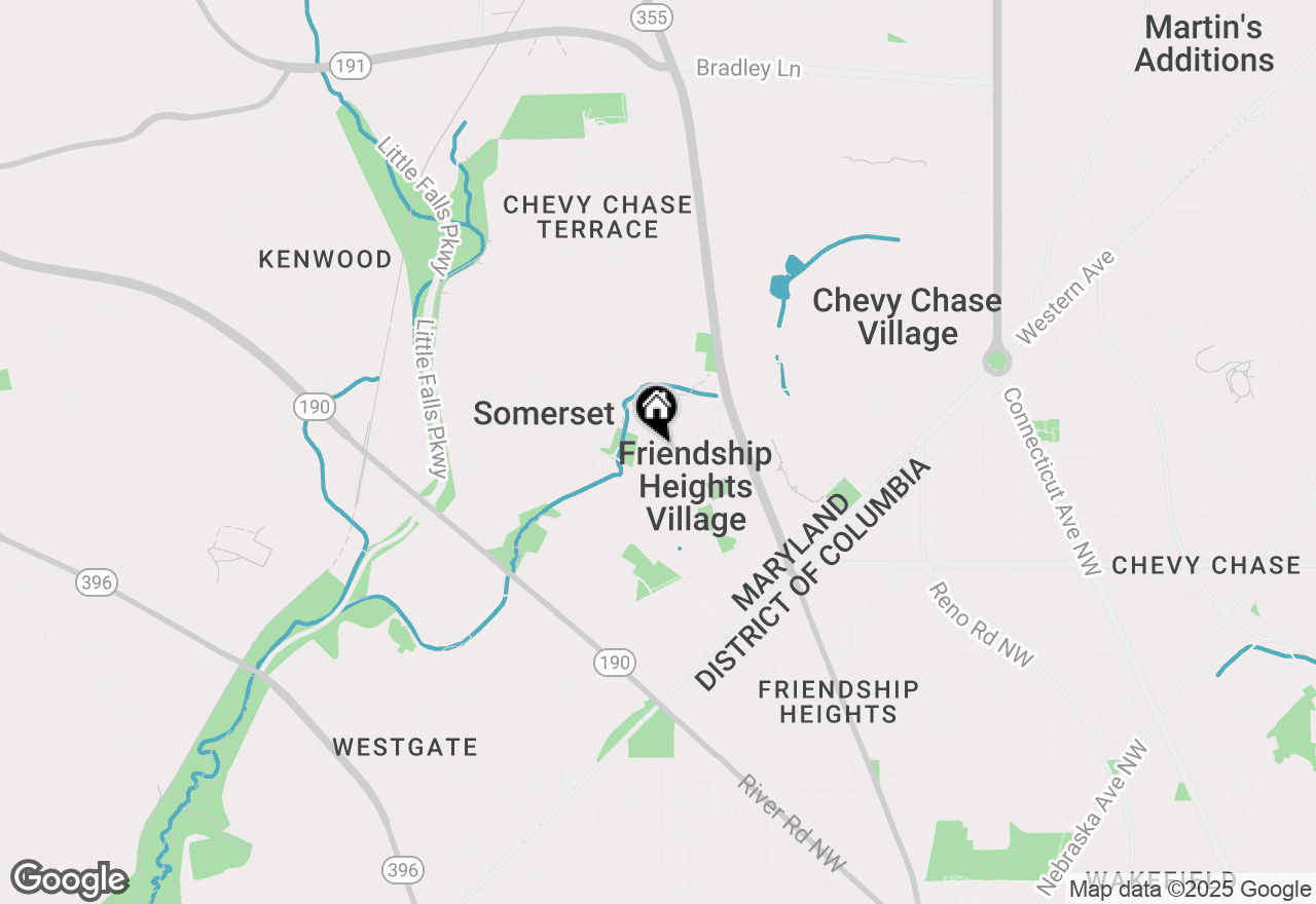 Map of 5610 Wisconsin Avenue #107, Chevy Chase, MD 20815