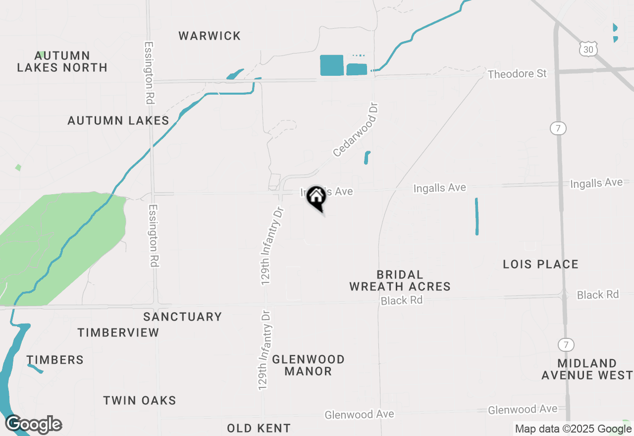 Map of 1019 Gael Drive #C, Joliet, IL 60435