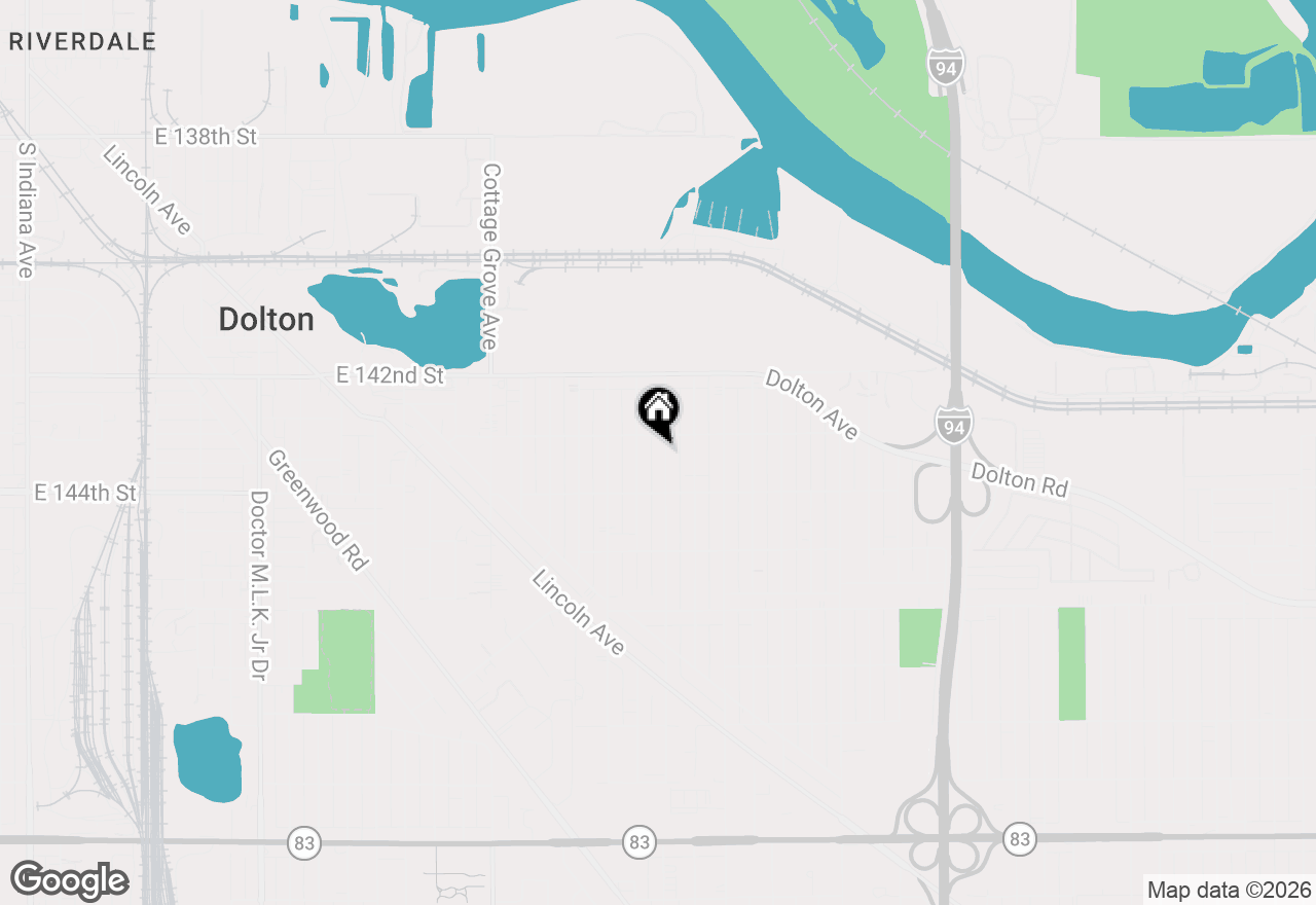 Map of 14314 Minerva Avenue, Dolton, IL 60419