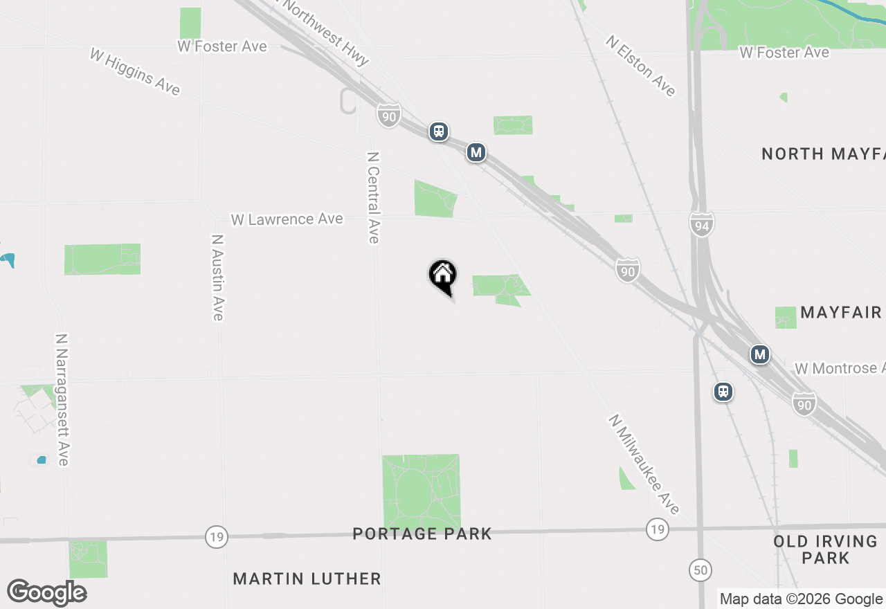 Map of 5416 W Windsor Avenue #1G, Chicago, IL 60630