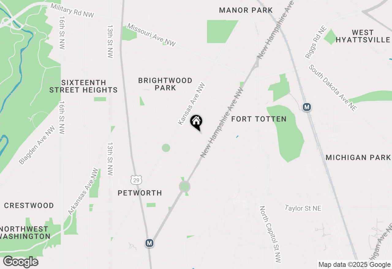 Map of 401 Decatur Street Nw, Washington, DC 20011