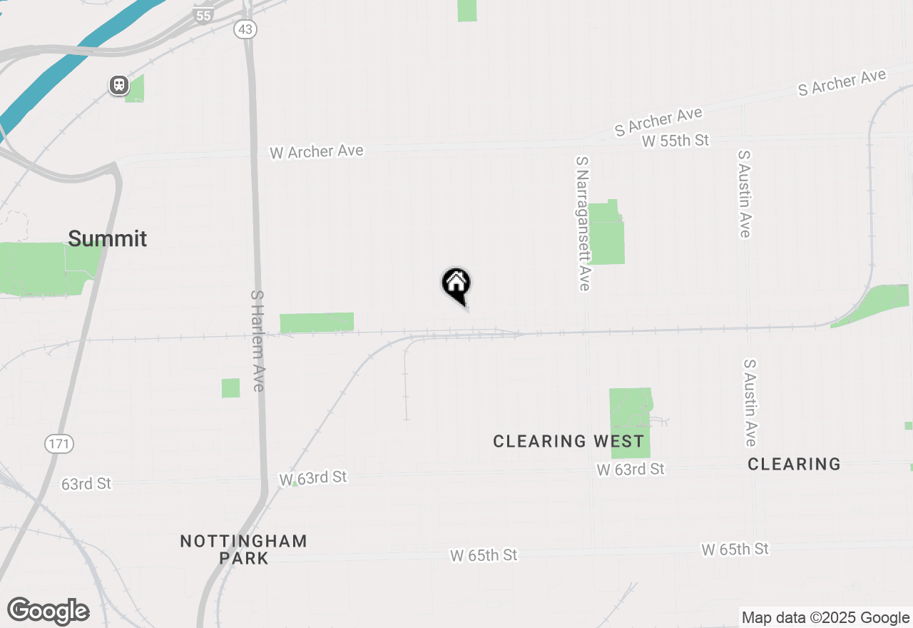Map of 6709 W 59th Street, Chicago, IL 60638