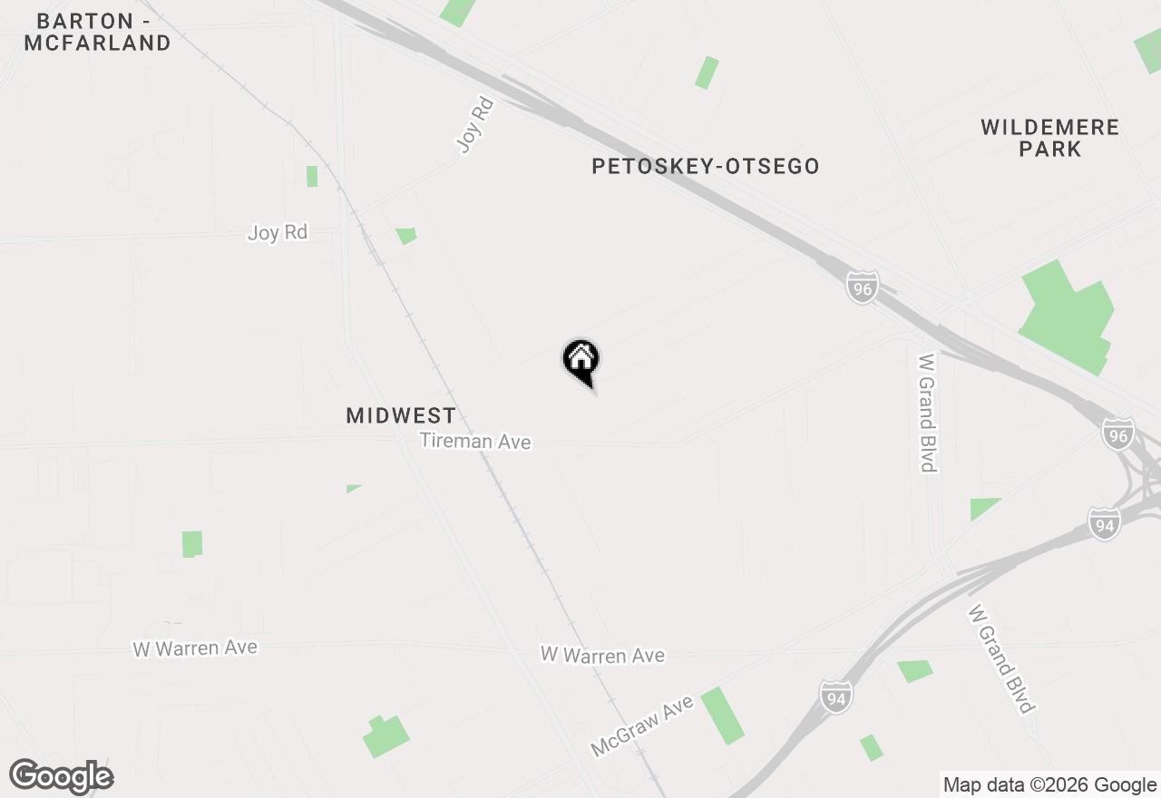 Map of 5510 Allendale Street, Detroit, MI 48204