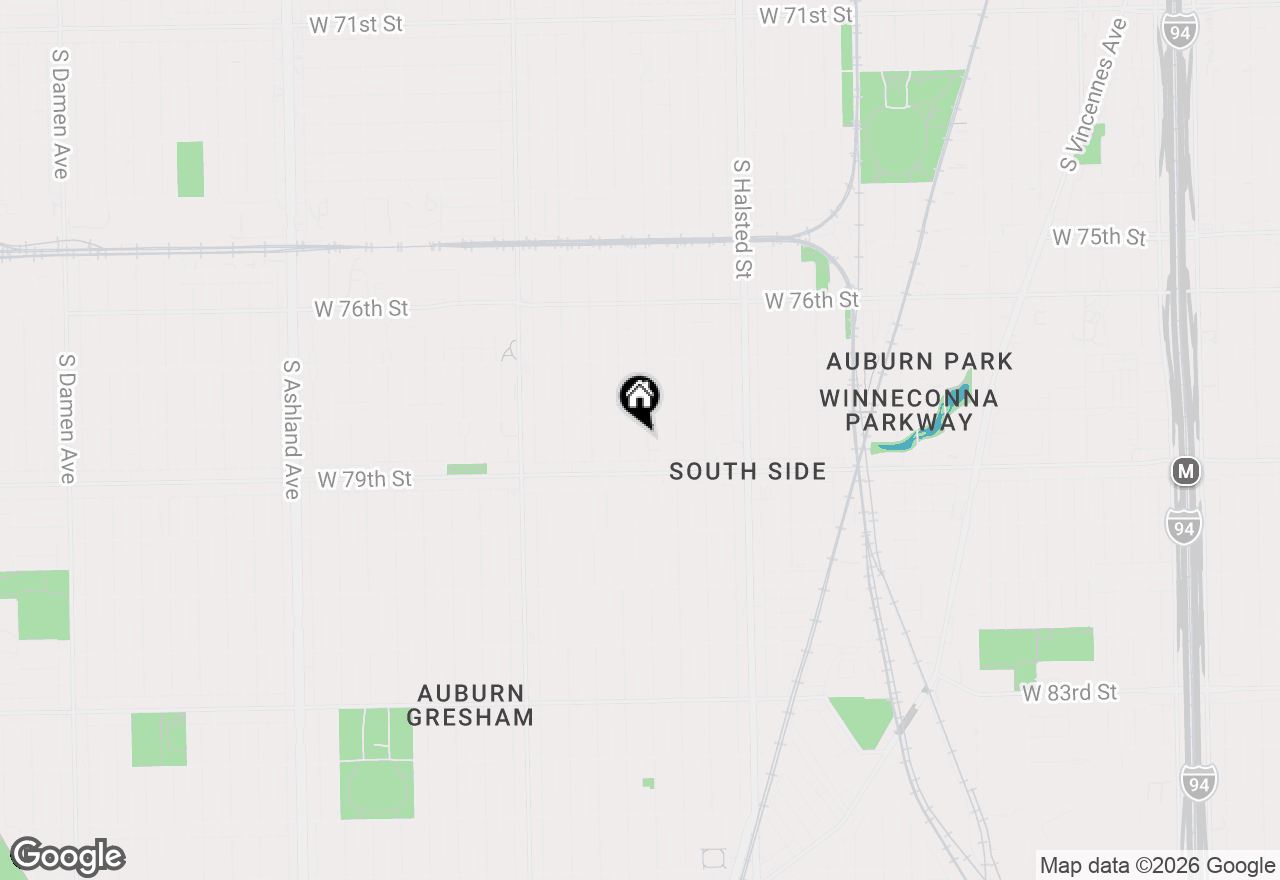 Map of 7823 S Morgan Street, Chicago, IL 60620