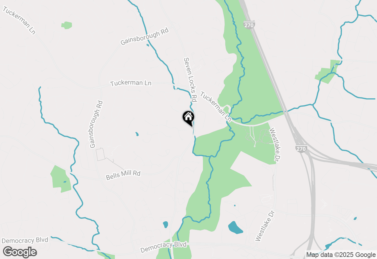 Map of 7931 Lakenheath Way, Potomac, MD 20854