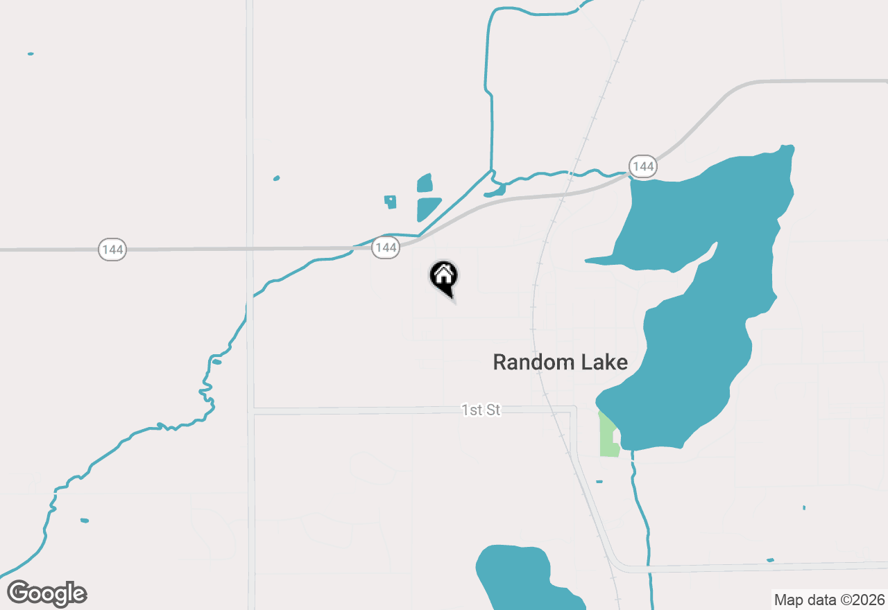 Map of 610 N Spring St, Random Lake, WI 53075