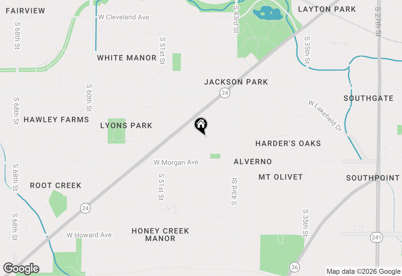 Map of 3354 S 47th St, Greenfield, WI 53219