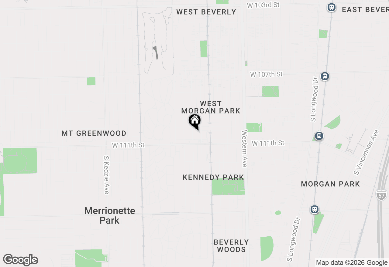 Map of 11021 S Washtenaw Avenue, Chicago, IL 60655