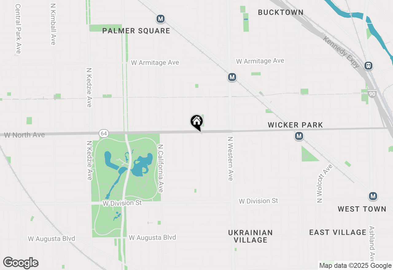 Map of 2559 W North Avenue #1R, Chicago, IL 60647