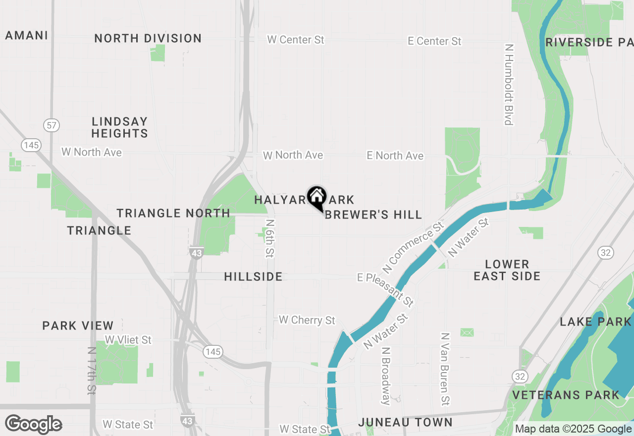 Map of 1949 N Dr Martin Luther King Jr Dr, Milwaukee, WI 53212