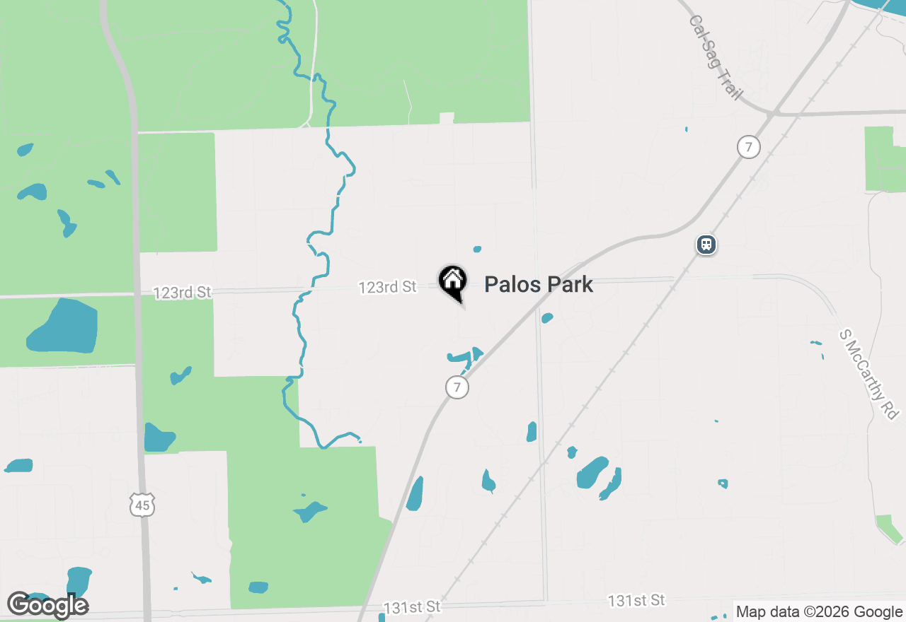 Map of 12314 S 88th Avenue, Palos Park, IL 60464