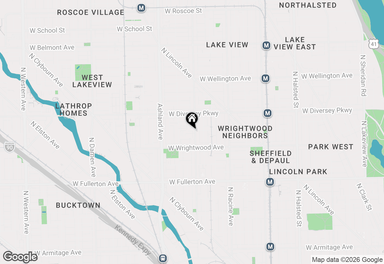 Map of 2658 N Southport Avenue #E, Chicago, IL 60614