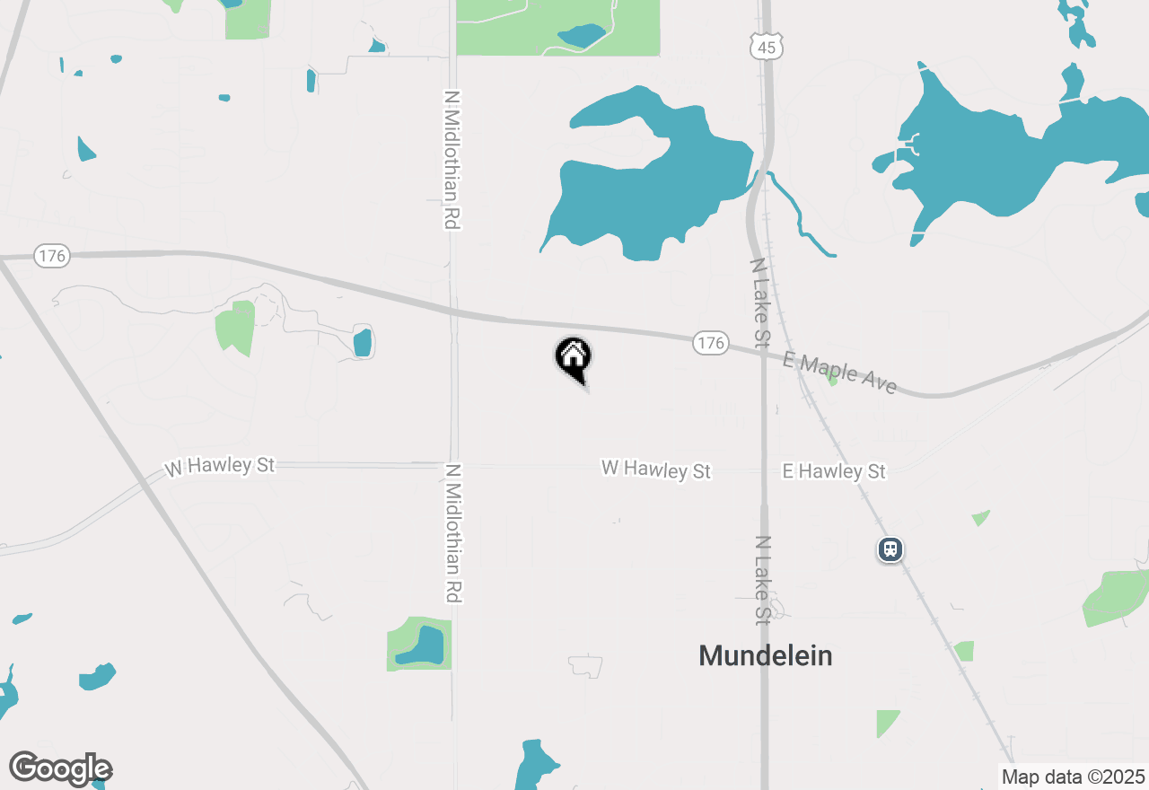 Map of 613 Bonniebrook Avenue, Mundelein, IL 60060