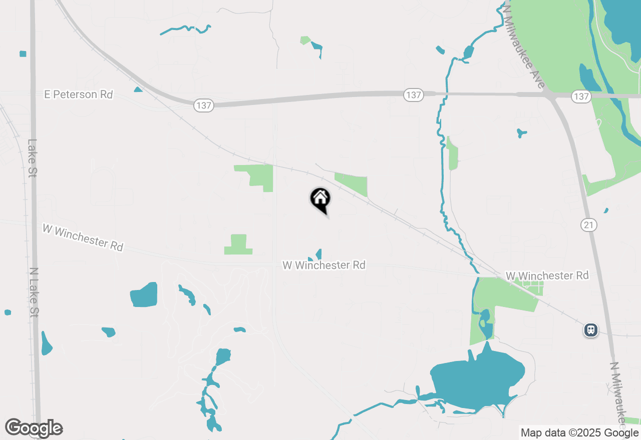 Map of 1212 Saint William Drive, Libertyville, IL 60048