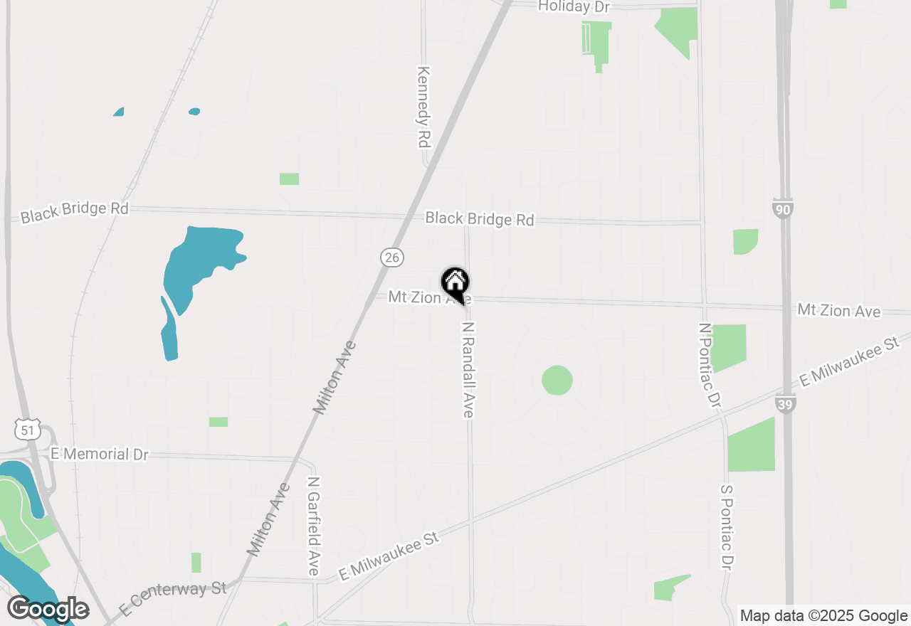 Map of 1240 Boynton Court, Janesville, WI 53545