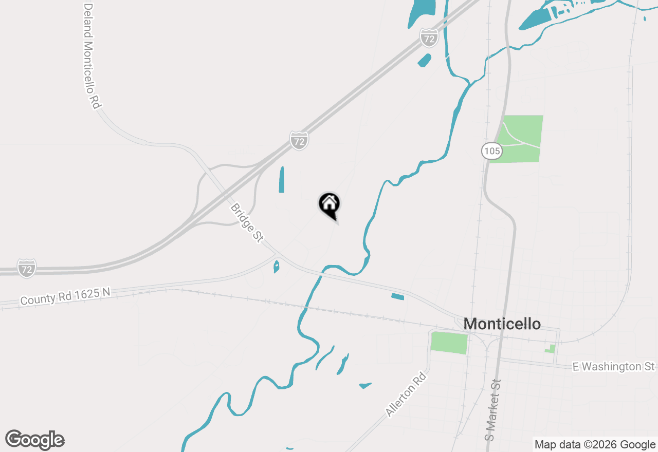 Map of 420 N Fisler Road, Monticello, IL 61856