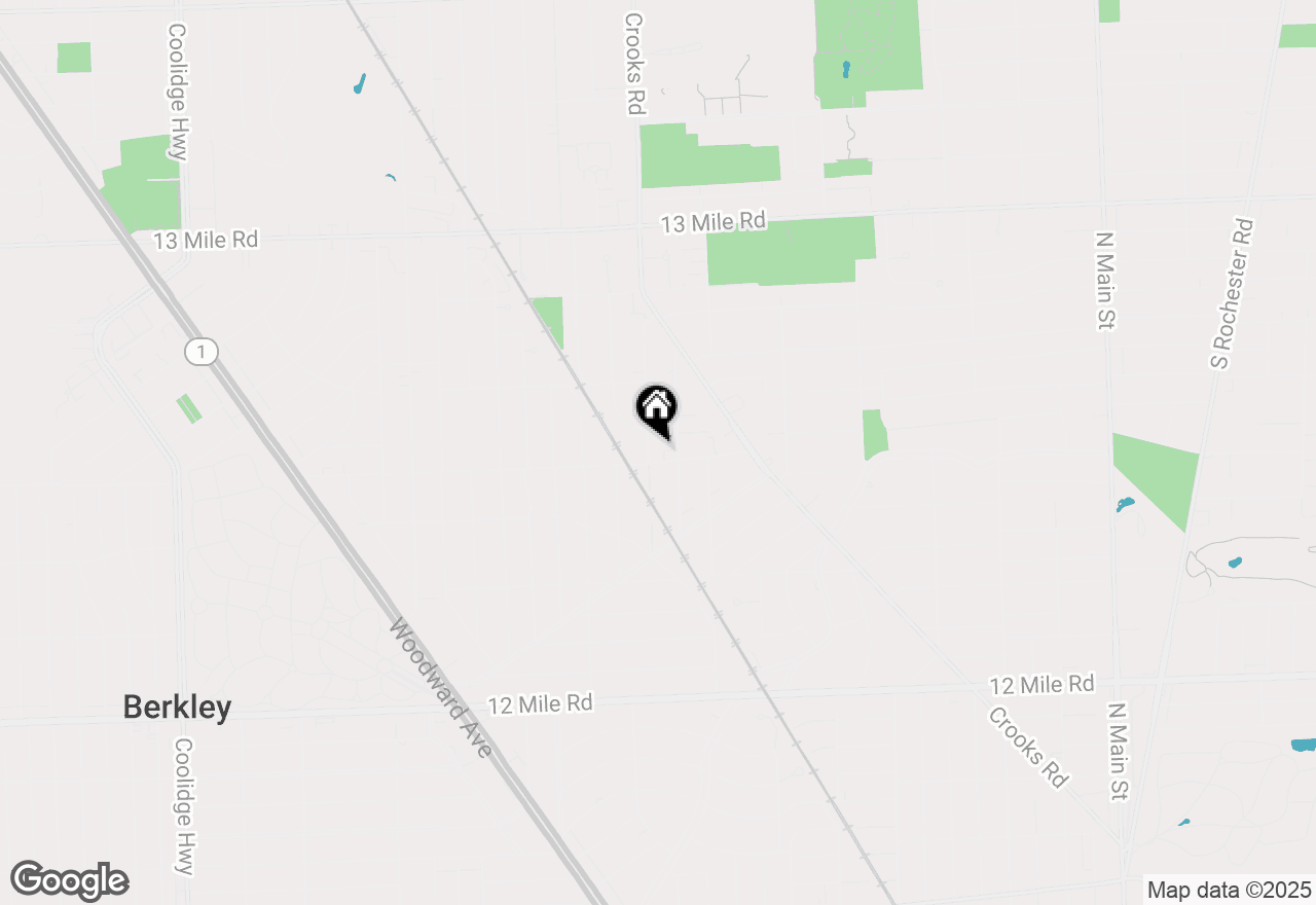 Map of 2508 Oliver Road, Royal Oak, MI 48073