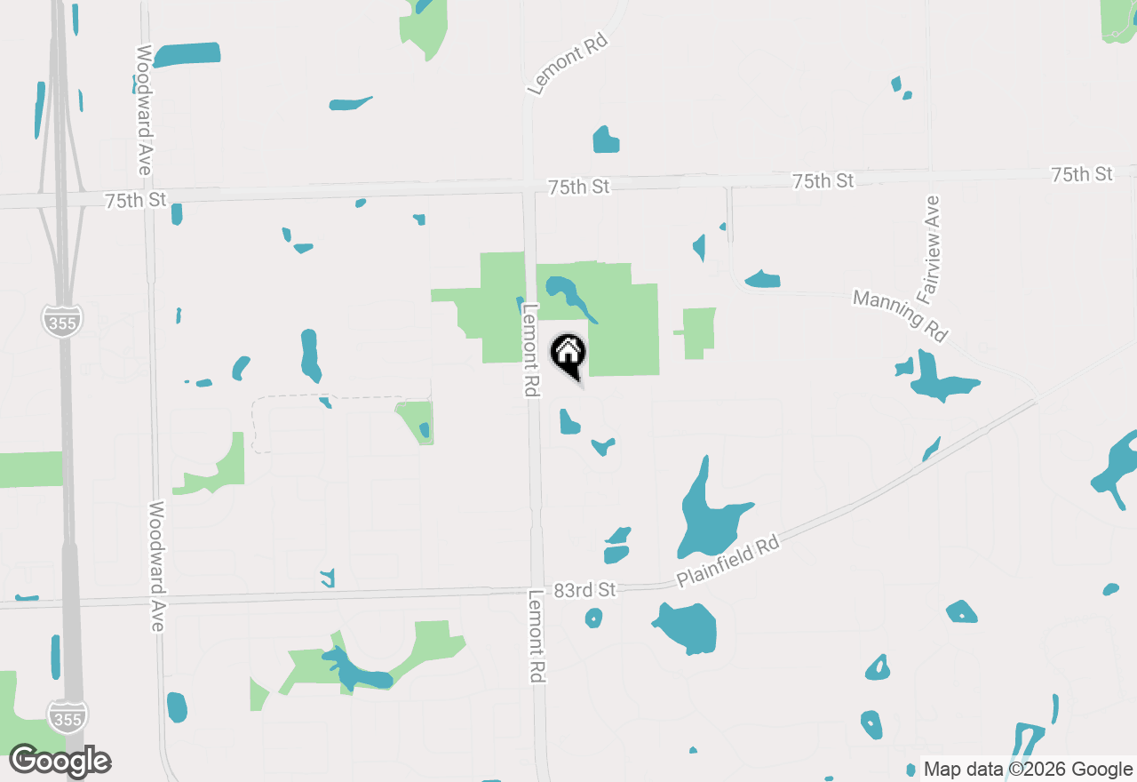 Map of 2752 Whitlock Drive, Darien, IL 60561