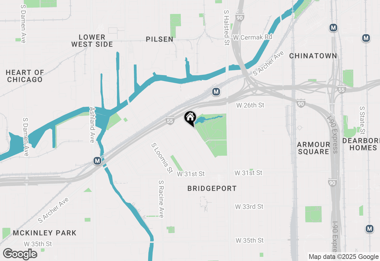 Map of 2819 S Quinn Street, Chicago, IL 60608