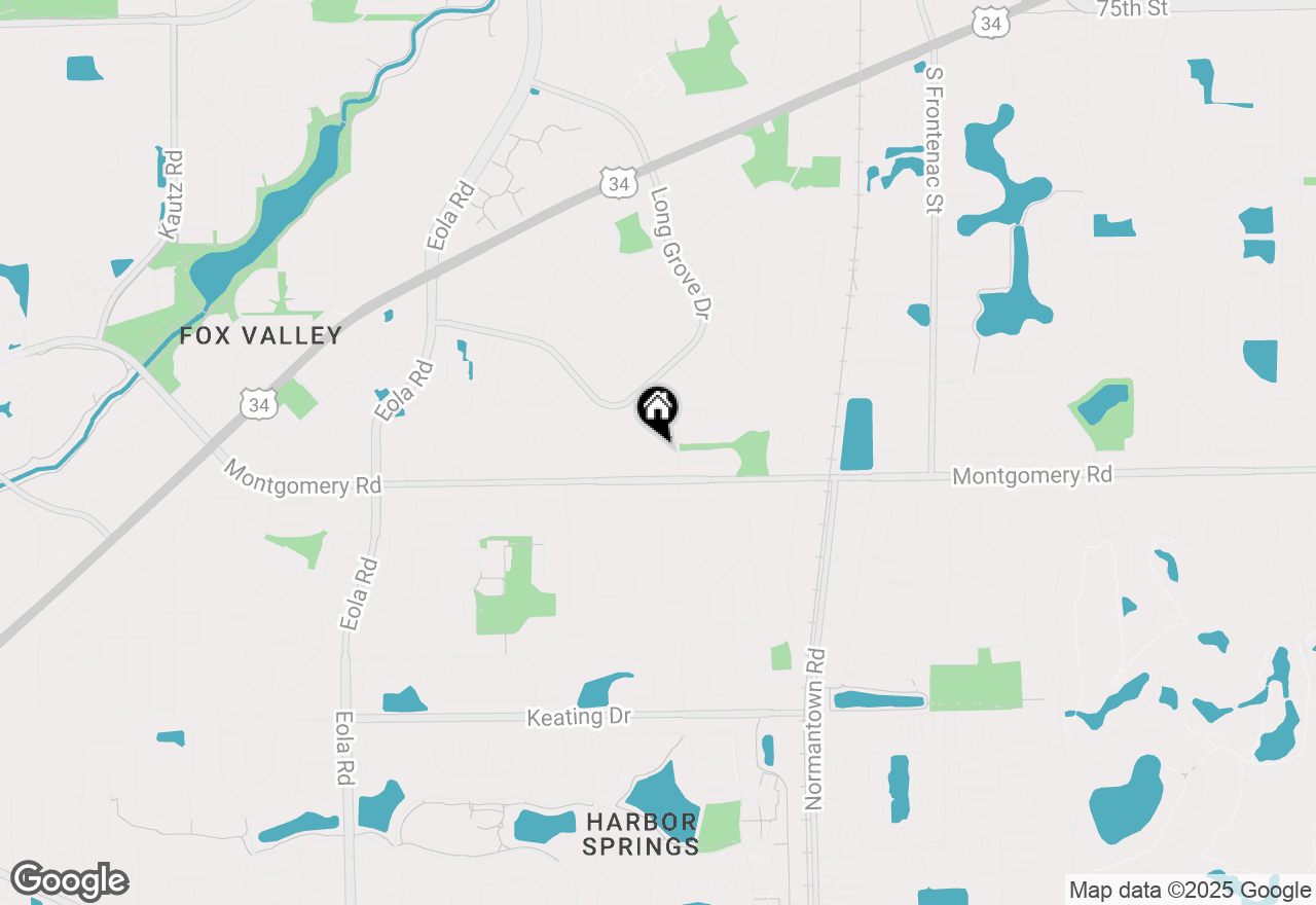 Map of 3060 Winchester Court W, Aurora, IL 60504