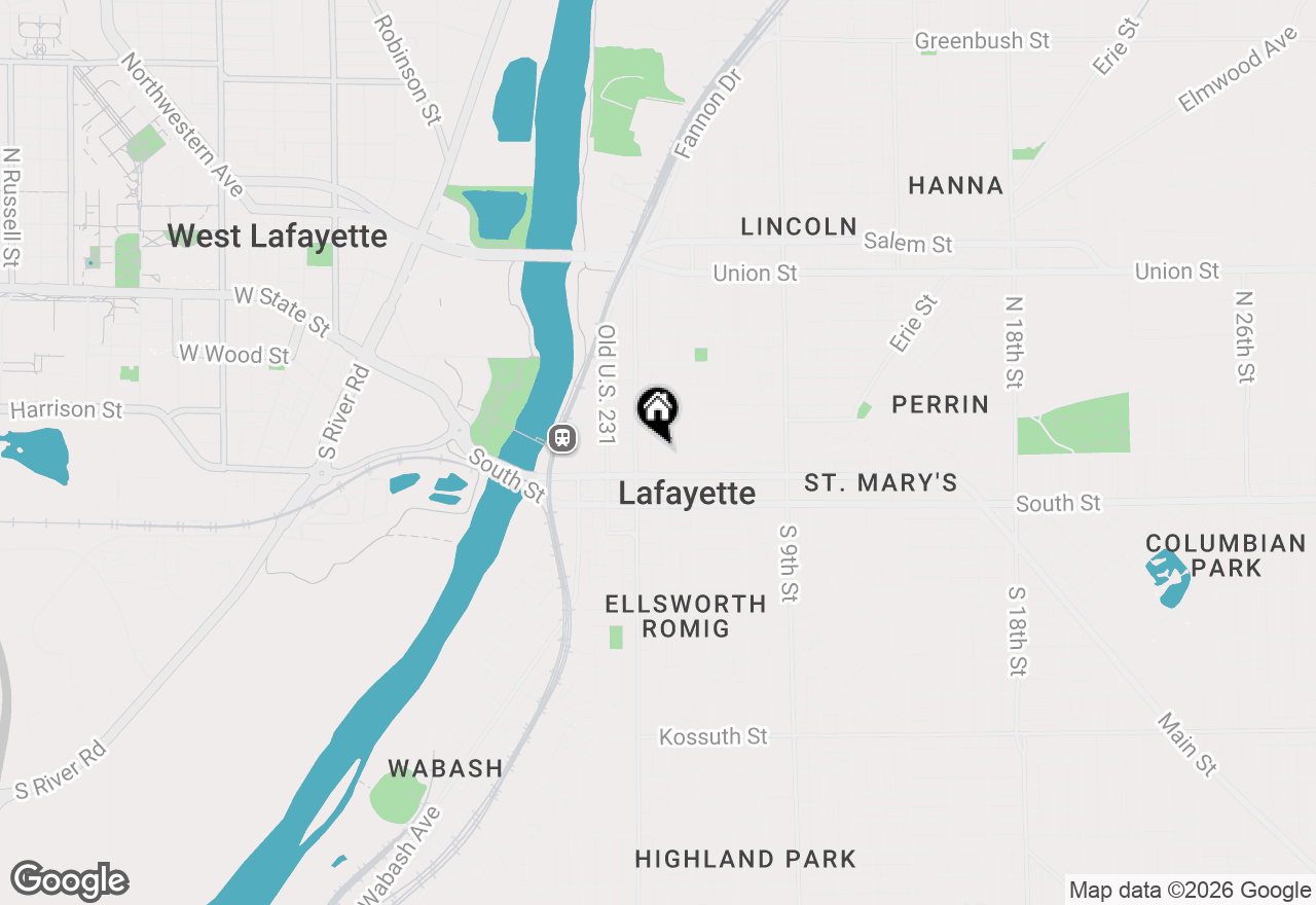 Lafayette Office map