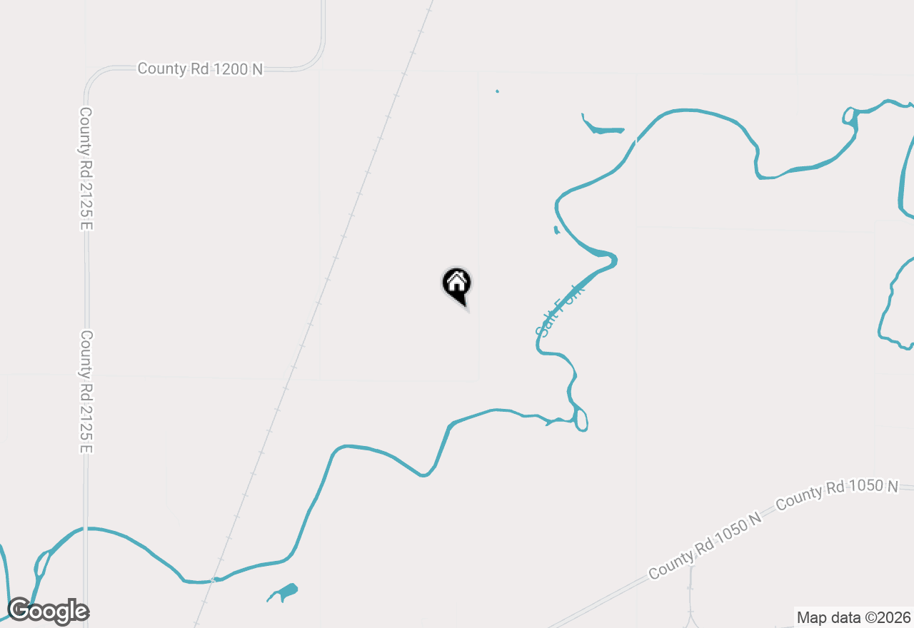 Map of 1121 County Road 2250, Sidney, IL 61877