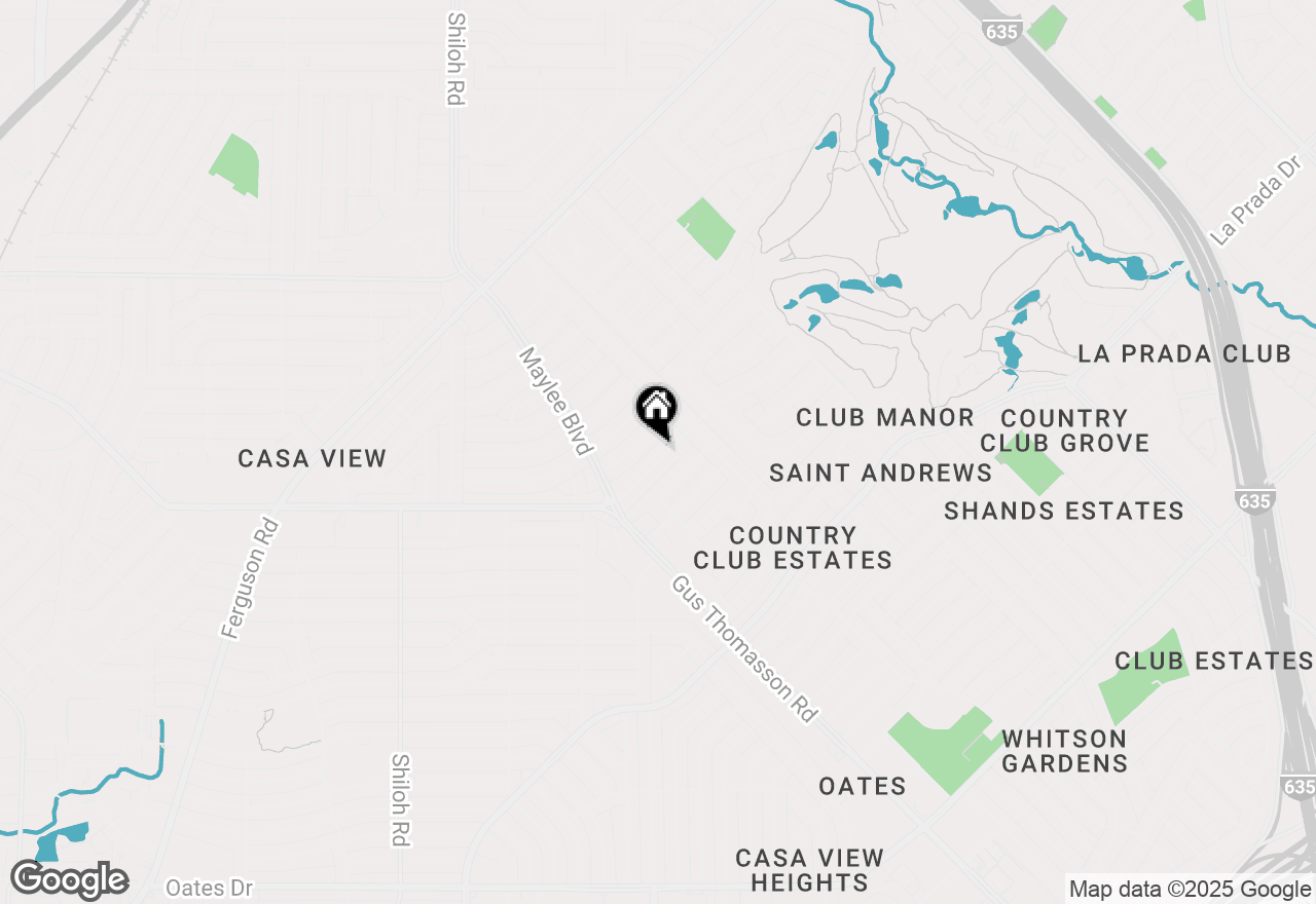 Map of 10853 Mandalay Drive, Dallas, TX 75228