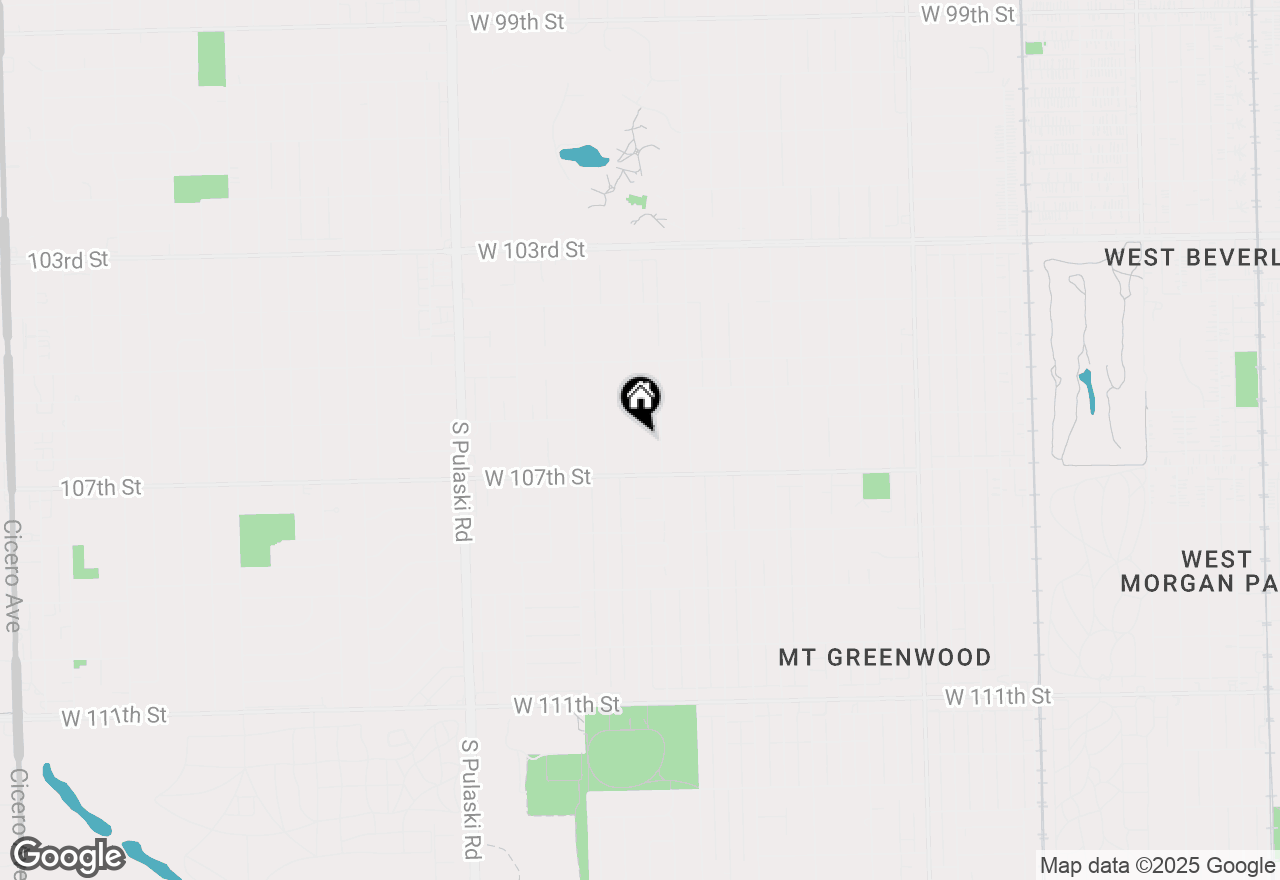 Map of 10623 S Lawndale Avenue, Chicago, IL 60655