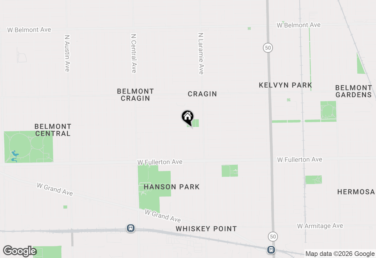 Map of 2557 N Lockwood Avenue #1, Chicago, IL 60639