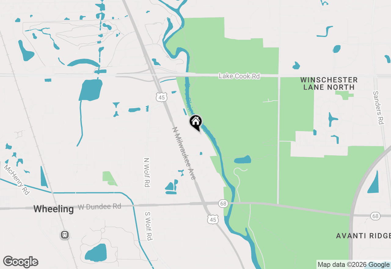 Map of 274 Prairie View Lane #274, Wheeling, IL 60090