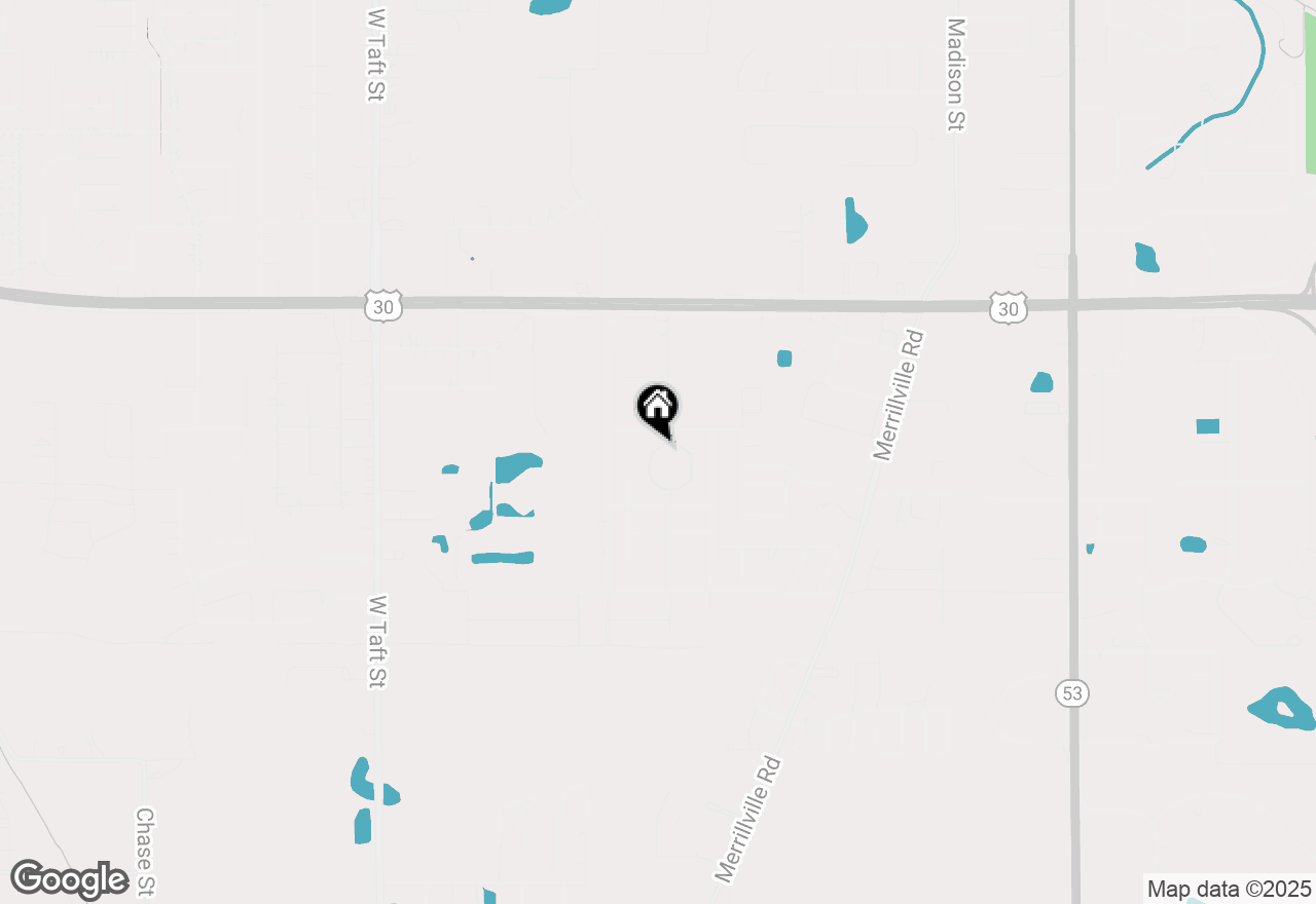 Map of 8213 Lincoln Circle #D, Merrillville, IN 46410