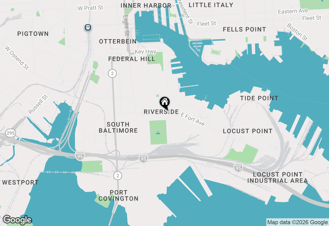 Map of 445 E Fort Avenue #B, Baltimore, MD 21230