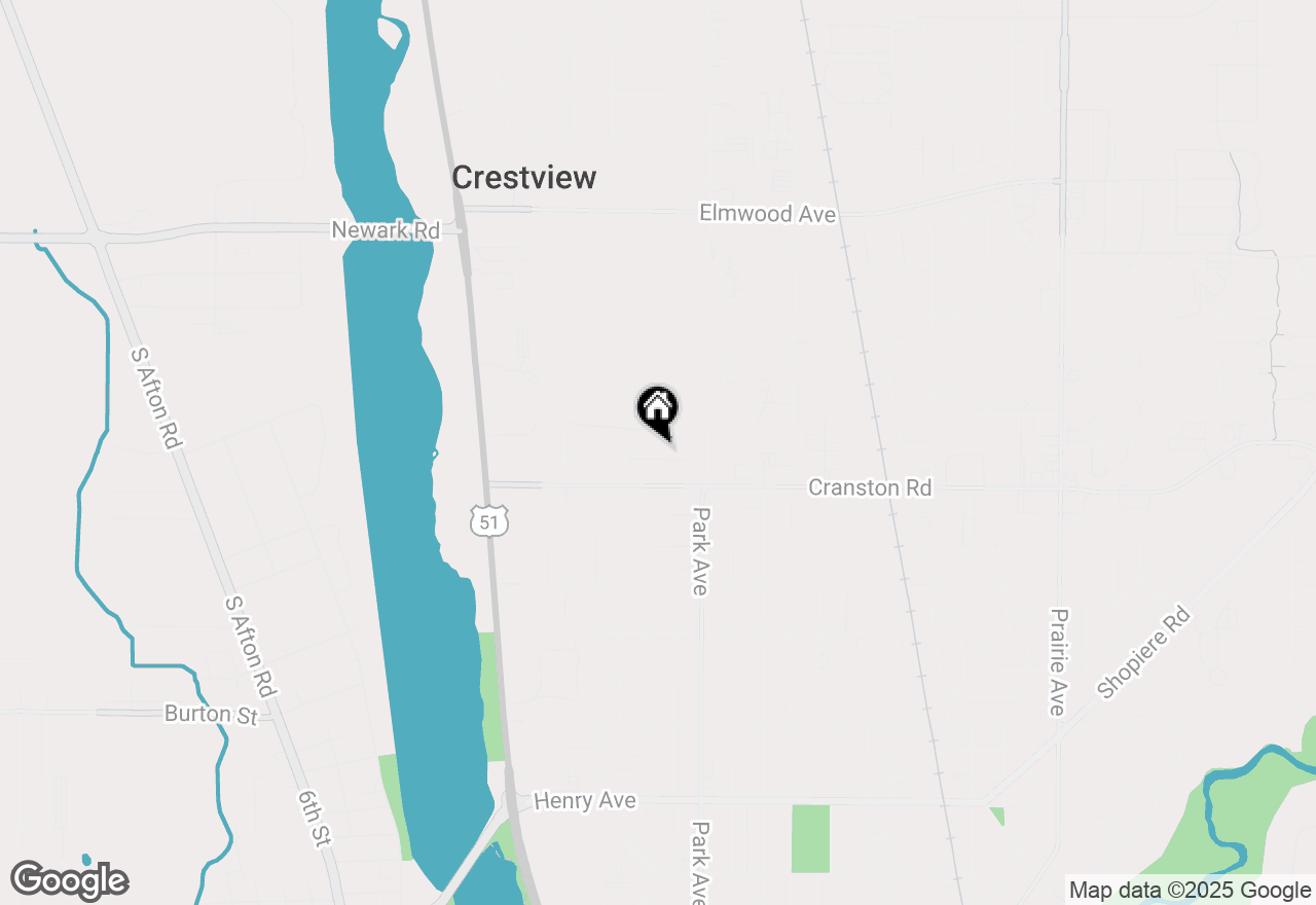 Map of 829 E Welty Avenue, Beloit, WI 53511