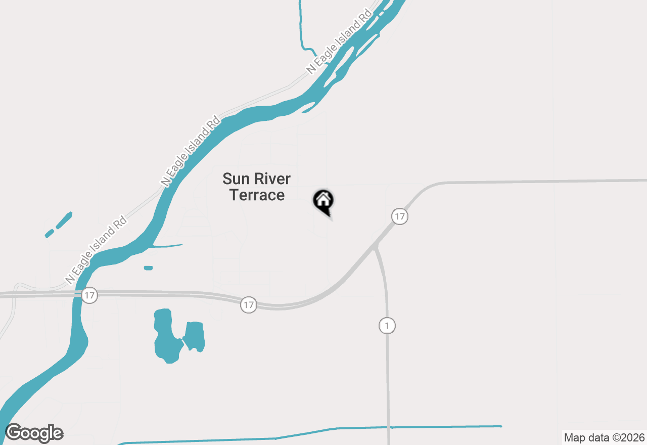 Map of 318 N Sunset Drive, Sun River Terrace, IL 60964