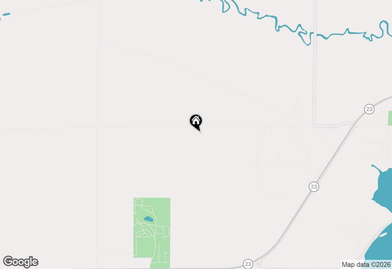 Map of W2191 Princeton Road, Green Lake, WI 54941