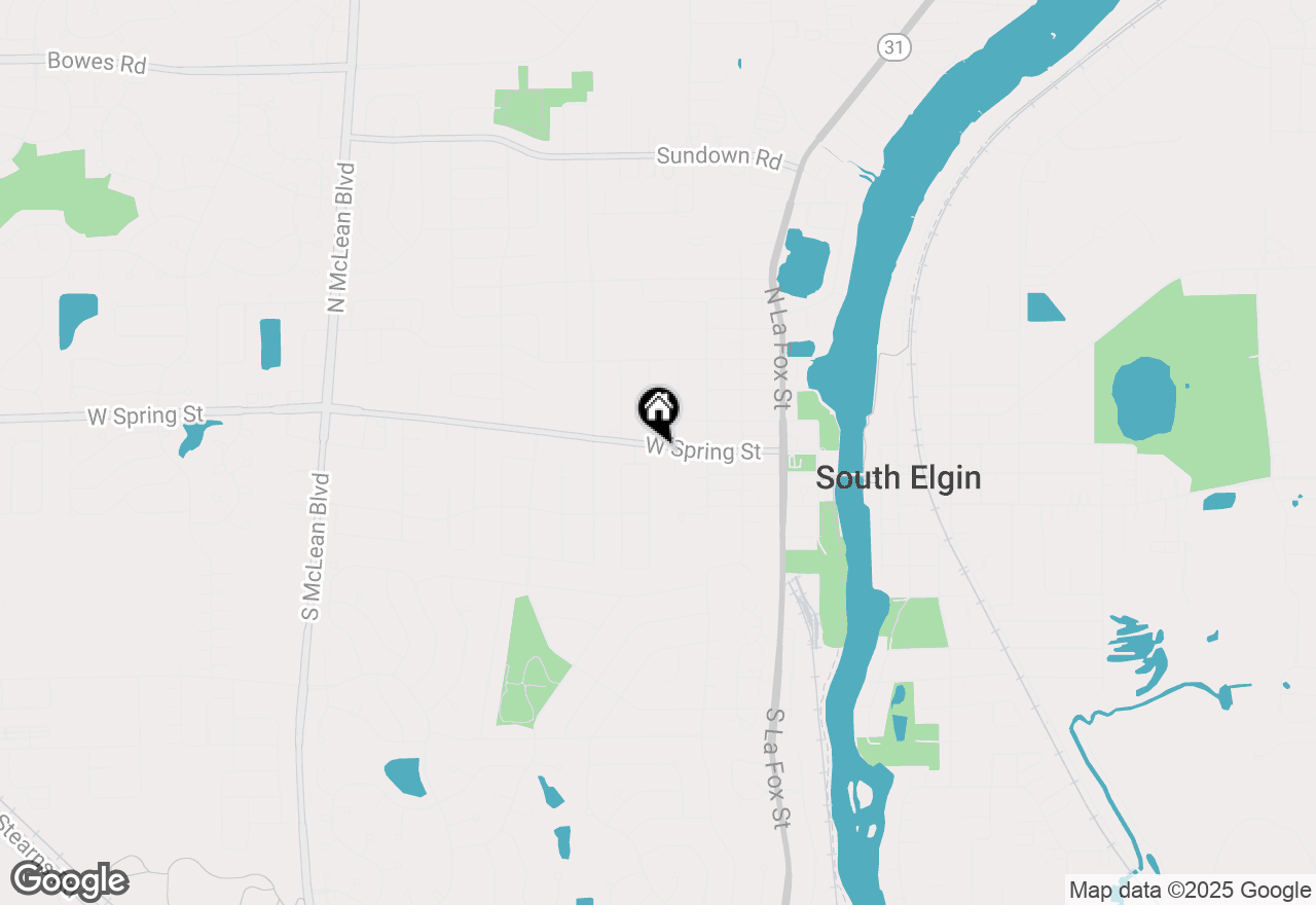 Map of 505 W Spring Street, South Elgin, IL 60177