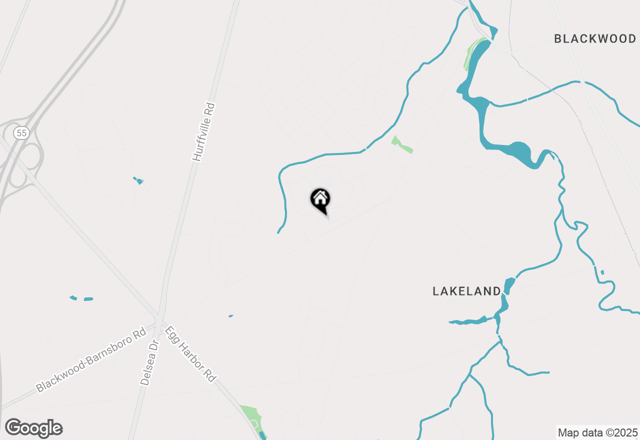 Map of 68 Clemens Lane, Turnersville, NJ 08012