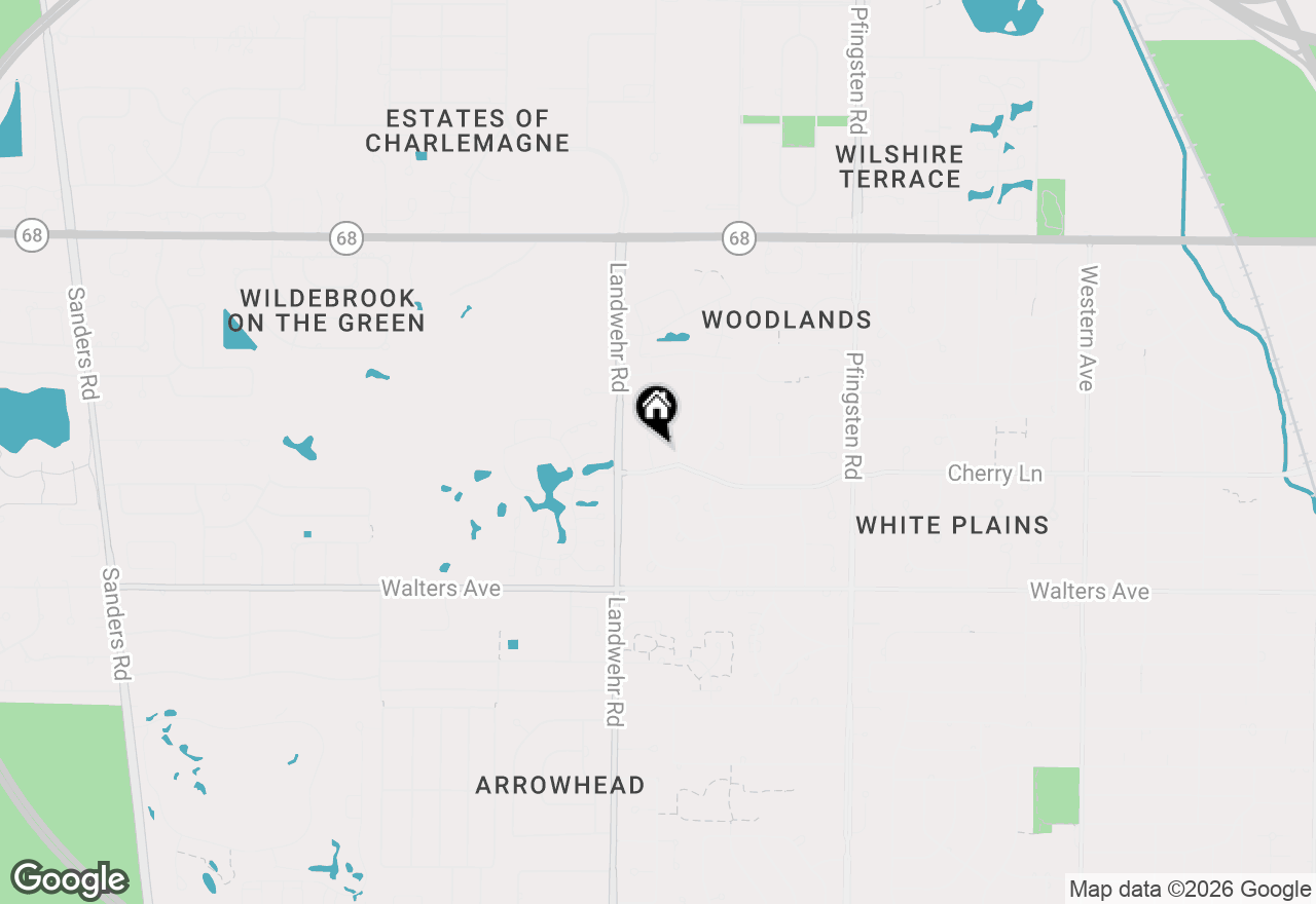 Map of 1135 Adirondack Drive, Northbrook, IL 60062