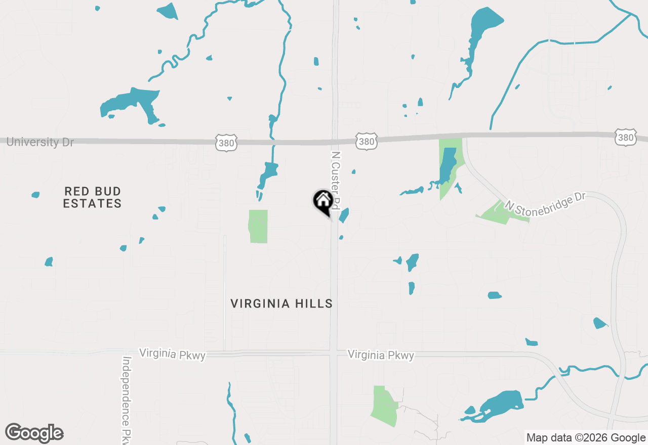 Map of 9004 Warren Drive, Mckinney, TX 75071