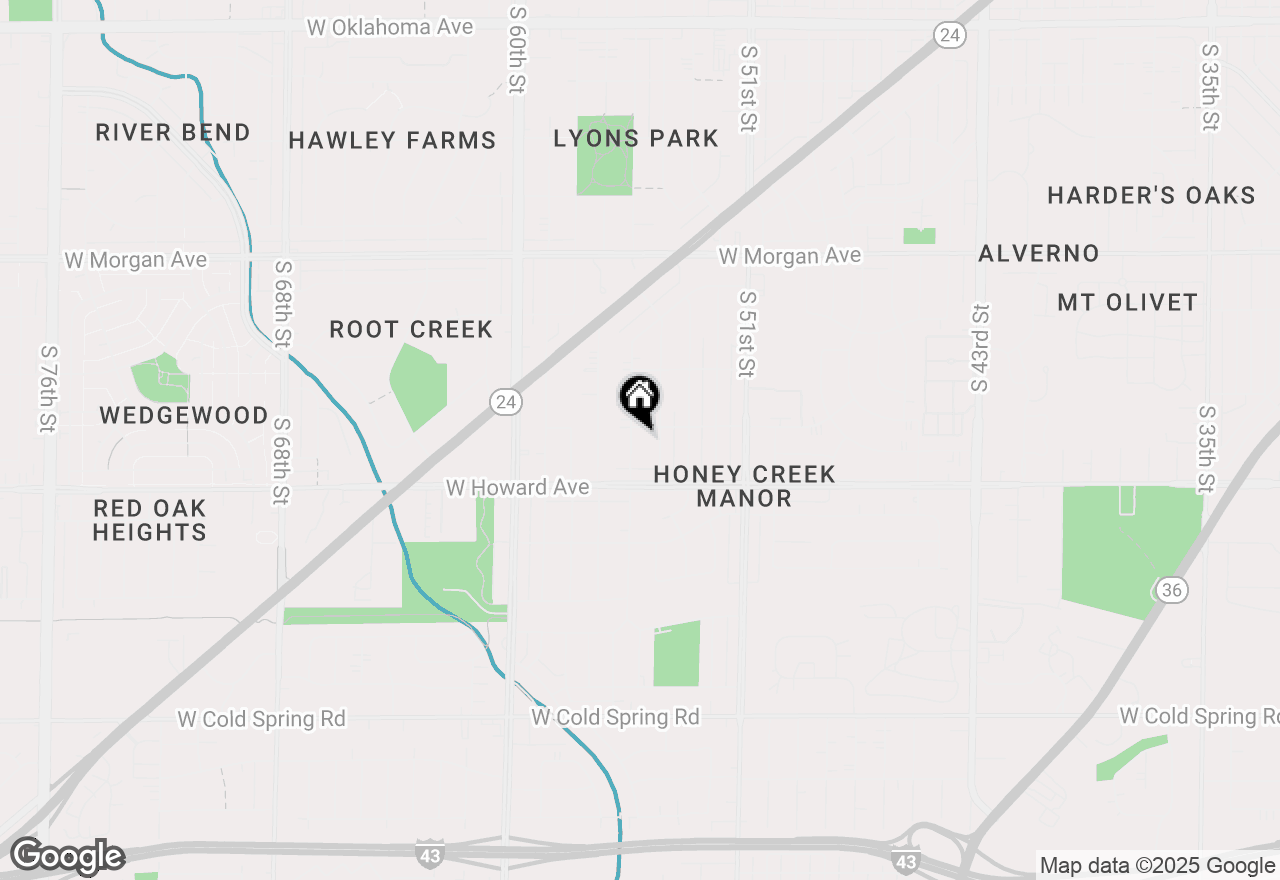 Map of 3814 S 55th St, Milwaukee, WI 53220