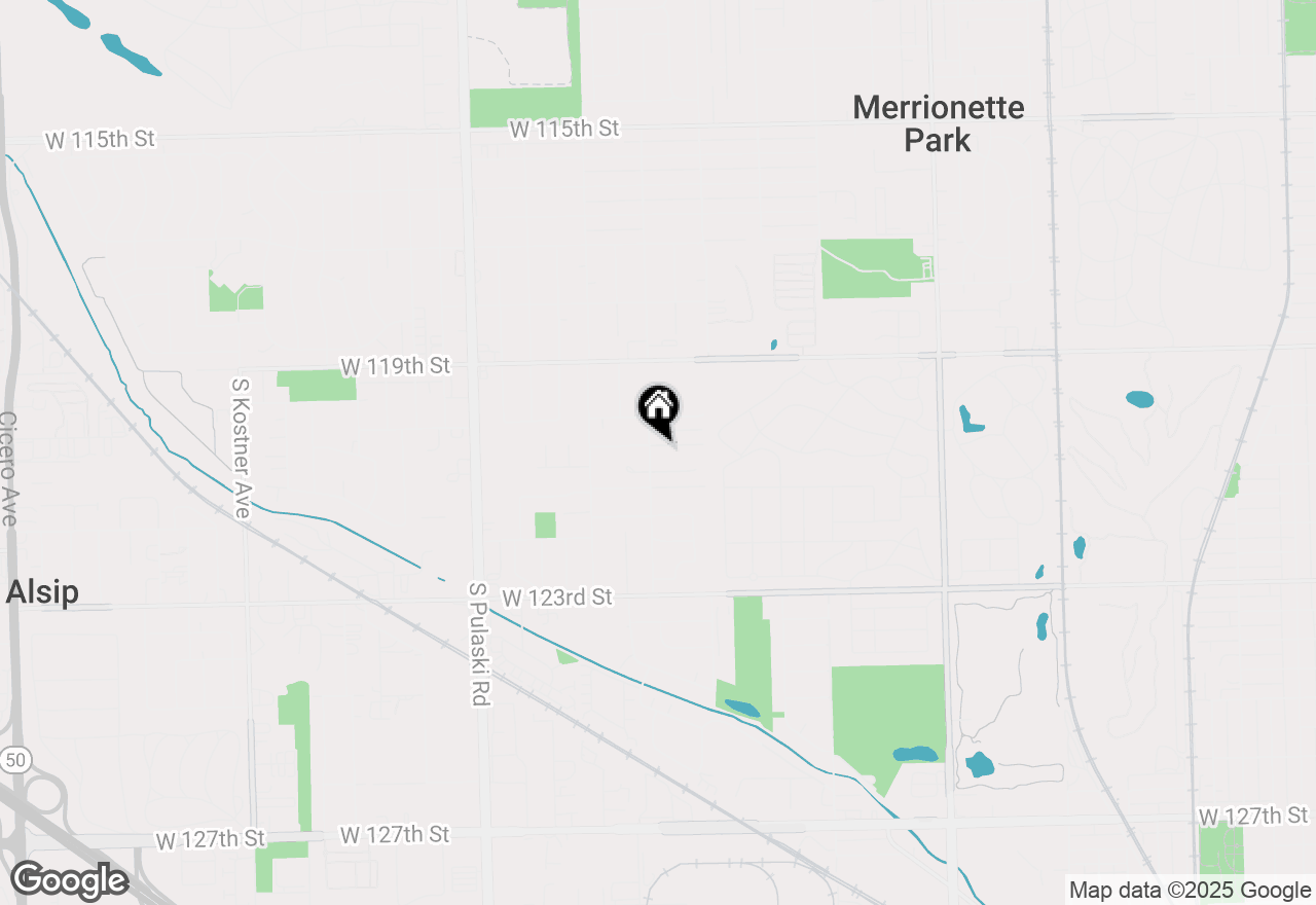 Map of 3641 W 120th Place, Alsip, IL 60803