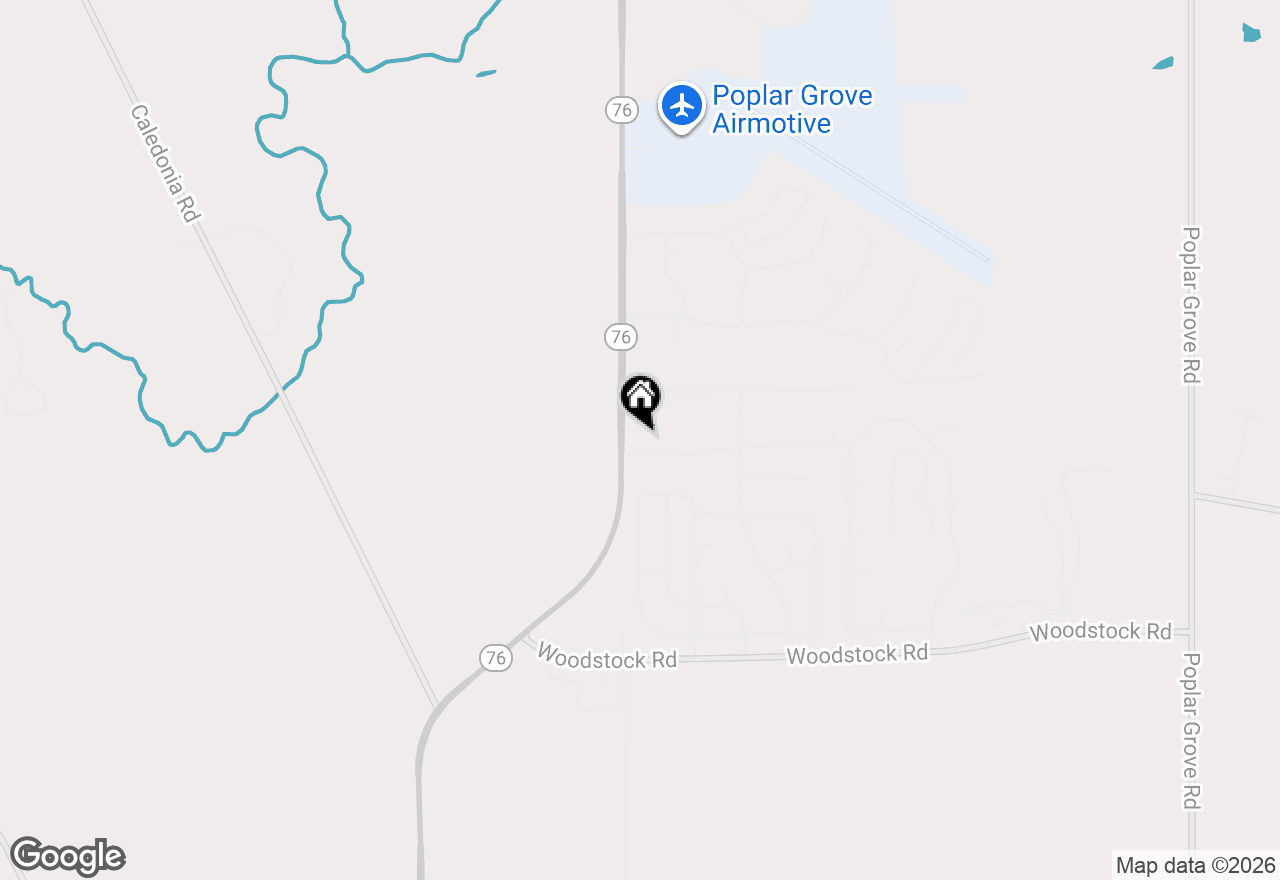 Map of 104 Boeing Trail, Poplar Grove, IL 61065