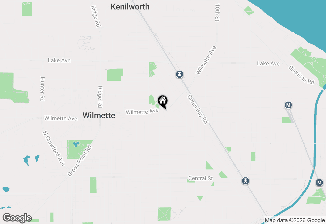 Map of 1421 Wilmette Avenue, Wilmette, IL 60091