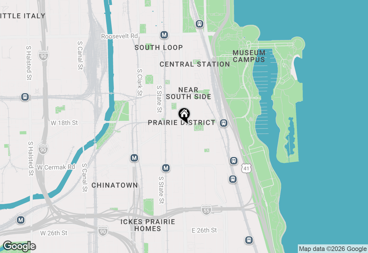 Map of 1819 S Michigan Avenue #1002, Chicago, IL 60616